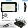 30W Led Flood Light Outdoor 4550LM Security Light Outside Lamp IP66 Waterproof 5000K Daylight White Lifespan 50000H 130lm/w 5-Year Warranty Super