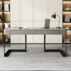 DLOETT Rock Slab Desk Home Type Laptop Desk Office Writing Desk