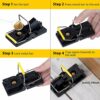 Trisiki Mouse Trap, 6 Pack Heavy Duty Reusable Snap Traps that Kill Instantly, High Sensitive Mice Catcher UK, Safe and Effective Rodent Trap for