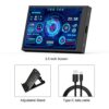 Sikai 3.5 inch Mini Screen PC Parts,IPS Screen/USB-c Port,PC Temperature Display AIDA64, Compatible with Windows System PC Sensor Panel Display C