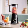 Russell Hobbs 26710 Blade Boost Jug Blender - Soup and Smoothie Maker for Kitchens with Push Down Technology for Faster Results, 1.5 Litre, Black