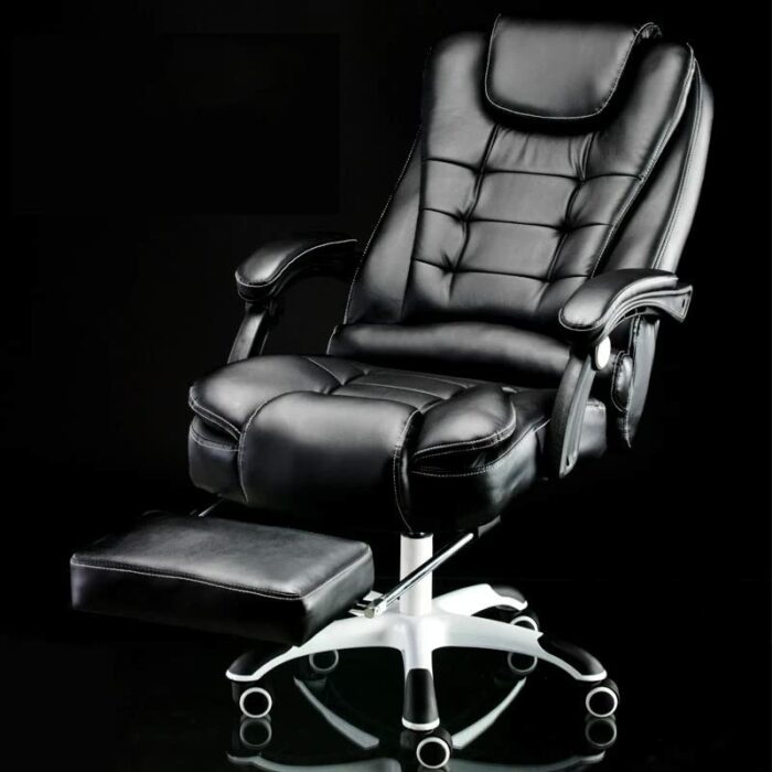 DLOETT Office Chair Home Computer Chair PU Comfortable Swivel Gaming Chair Point Massage