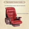 YT.JYUERI Relax Comfortably Safe Executive Chairs Executive Chairs Office Chair Ergonomic Desk Chair Cowhide Computer Chair with Arms Lumbar Supp