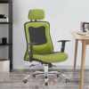 PY Computer Gaming Chairs Video Game Chairs Home Office Desk Chairs High-Back Swivel Mesh Chair, Height Adjustable