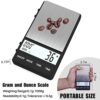 Weightman Espresso Scale with Timer 1000g x 0.1g Small & Thin Travel Coffee Scale, Mini Digital Scale Grams and Ounces with Large Backlit LCD Sta