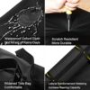 3 Pack 180L Large Storage Bags,600D Oxford Waterproof Garden Moving Storage Boxes with Zips,Under Bed Storage Box with Lid for Clothes,Duvet,Laun