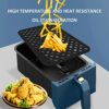 2 PCS Silicone Air Fryer Pads, with 2 Pcs Silicone Brushes,Non-Stick Air Fryer Liners, Reusable Air Fryer Accessories, for Air Fryers and Kitchen