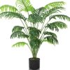 Artificial Palm Trees - Wansmart 95cm Areca and Golden Cane Palm Trees in Pot for Indoor/Outdoor Décor - Perfect for Home, Office, and Shopping M