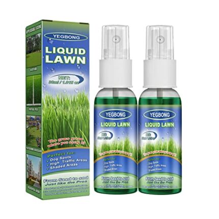 Green Lawn Spray, Upgraded Natural Lawn Paint Lawn Colorant Green Spray Paints, 30 ML Quick Drying Green Grass Paints - Pet Friendly - Covers Bro