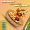 AIROFRY Air Fryer Liners Disposable | 125-PCS Air Fryer Paper Liners | 6.3-inch Round Disposable Air Fryer Liners | Grease-Proof, Non-Sticky Line