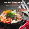 BAOSHISHAN Frozen Meat Slicer Manual Meat Slicers Stainless Steel Ginseng Cutter for Home Use Beef Mutton Roll Bacon Cheese Nougat Deli Shabu Sha