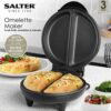 Salter EK2716 Dual Omelette Maker – Double Egg Cooker with Non-Stick Plates, Deep Fill Electric Multicooker, 2-3 Minute Preheat, Ideal for Breakf
