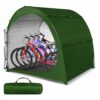 Bike Storage Tent, Outdoor Large Storage Sheds Covers for 4 Bikes, Waterproof Lawn Mower Garden Tools Shed Backyard Storage Tent Shelter
