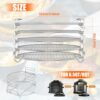 Air Fryer Rack Compatible with Ninja Foodi 8Qt Stainless Steel 8.5inch Dehydrator Stand 5 Layers Stackable Dehydrating Rack Grill for Air Fryer O