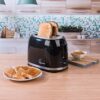 Salter EK2937 Deco Toaster – 2-Slice Electric Toaster, 7 Variable Browning Levels, Auto-Centring Bread Function, Anti-Jam & Anti-Slip, Defrost/Re