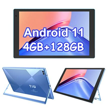 Android Tablet 10.1 inch,4GB RAM,128GB ROM (512GB Expandable),6000mAh Battery,Android 11 Google GMS Tablet,2MP Front Camera, 8MP Rear Camera,WiFi