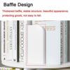 foriy 5 Tier Rotating Bookshelf High-Density Bookcase Modern 360° Tall Book Shelf Storage Display Rack Floor Standing Shelves with Baffle for Hom