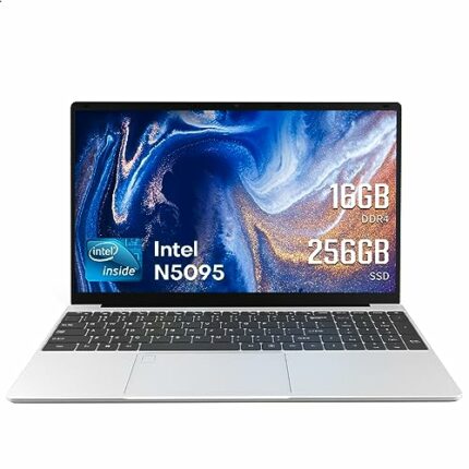 UDKED 15.6 inch Laptops Computer Intel Celeron N5095 FHD 16G RAM Large Screen Bluetooth 5.0 Fingerprint laptop Windows 11 Ultrabook Wi-Fi 2.4GHz/
