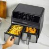 Sur La Table 7.6 L (8 qt) Double Basket Air Fryer