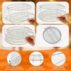 Air Fryer Rack Compatible with Ninja Foodi 8Qt Stainless Steel 8.5inch Dehydrator Stand 5 Layers Stackable Dehydrating Rack Grill for Air Fryer O