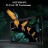 TPSPAD Windows Tablet, 11.6 inch 2-in-1 Tablets Laptops with Removable Keyboard, Intel Celeron N4020, Touchscreen 1920 * 1080 IPS 6GB RAM 128GB E