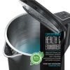 Arendo - Electric Kettle 1.5 L Cordless - Energy Saving due to Temperature Control from 40 C - 100 C - Keep Warm - BPA free No Plastic - Stainles