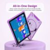 YOTOPT 10" Kids Tablet, Android 13.0, 19GB RAM 128GB ROM (SD Expandable), Parental Controls, HD IPS Screen, Quad Core, 5MP+2MP, WiFi, Bluetooth,
