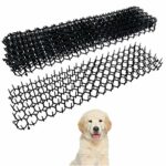 ZYBUX - 6 x Flat Prickle Strip Dig Stopper, Cat Repellent Mat, Scat Mats, Digging Deterrent for Dogs Cats Fox Wild Animal Used Outdoors 49cm * 14