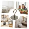 PRETYZOOM 2 Sets Plant Hook Ceiling Hooks for Hanging Plants Ceiling Plate Hook Wall Mount Lanterns Hanger Heavy Duty Wall Hooks Portable Wall Ho