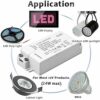 ADOGO® LED Transformer LED Power Supply- 24W, 12V DC, 2A - Constant Voltage for LED Strip Lights and G4, MR11, MR16 LED Light Bulbs