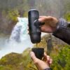 WACACO Minipresso GR, Portable Espresso Machine, Compatible Ground Coffee, Small Travel Coffee Maker, Manually Operated from Piston Action