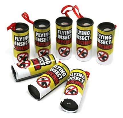 8 x fiXte Flying Insect Catcher Catchers Fly Wasp Sticky Tape Fly Paper Pesticide Free Indoor and Outdoor use