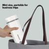 WAHMONNY Travel Kettle Electric Small Stainless Steel in Automatic Shut off,Portable Electric Kettle to boil Water Tea,One Cup boiler Hot Water M