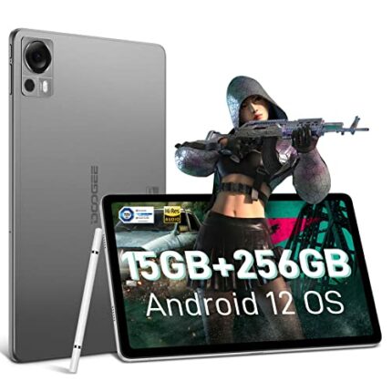 DOOGEE T20 Tablet 10.4 Inch 2K FHD+, 15GB RAM + 256GB ROM (TF 1TB), Octa-Core Android 12 Tablet with Dual 4G, 2.4/5G WiFi TÜV Certified 8300mAh T