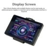 3.5 Inch IPS Computer Temp Monitor, Computer Temperature Display, USB Mini Screen Temperature Display PC CPU Data Monitor for PC CPU RAM Data