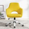 ZXFYHD Desk Chair,Office Chair Computer Chair Leisure Office Chair Home Study Backrest Table And Chair Gaming Chair Upholstered Seat Swivel Chair