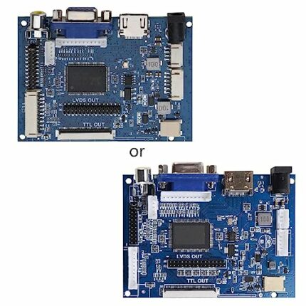 Lcd Screen Ttl Lvds Controller Vga 2Av 50Pin For At070Tn90 At070Tn92 At070Tn94 Driver Board Universal