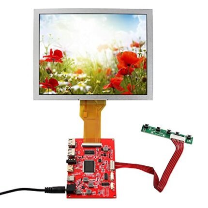 FanyiTek 8 inch 800x600 EJ080NA-05B TTL WLED LCD Screen 50 pins and Type C 2USB Mini HDMI Controller Board