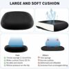 LONGTOO Office Chair, Adjustable High Back Ergonomic Desk Chair, Thick Seat Cushion Computer Chair, Adjustable 3D Headrest, 2D Armrest and Lumbar