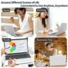 UDKED 15.6 inch Laptops Computer Intel Celeron N5095 FHD 16G RAM SSD Large Screen Bluetooth 5.0 Fingerprint laptop Windows 11 Ultrabook Wi-Fi 2.4