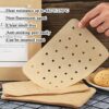 120 Pcs Air Fryer Paper Liners, 5.5x8.5 inch Air Fryer Liners for Ninja Foodi Dual Air Fryer, Nonstick Perforated Parchment Paper for Ninja DZ201