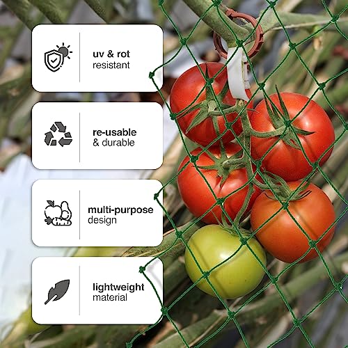 Keplin Garden Netting - Premium Quality Fine Mesh Fence Netting for Plant, Vegetable, Fruit and Pond Protection | Cat and Bird-Proof Design | Dur