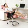 HJW Game Chair Home Office Chair Executive Conference Stylish Design Adjustable Mid-Back Ergonomic Desk Chair Armchair