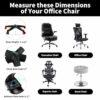 HEADMALL Office Chair Cylinder Replacement and Removal Tool Hydraulic Cylinder Gas Lift Piston Replacement Parts for Office Chair Heavy Duty 400l