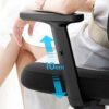 SLNFXC Ergonomic Office Chair High Back Mesh Office Chair Computer Chair Desk Chair with 3D Armrest and Adjustable Headrest, Ergonomic Curved Lum