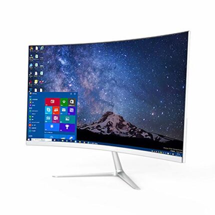 AVFORA HUANGXING - WD 24" Curved Gaming Monitor, 75Hz Refresh Rate, 5Ms Resposne Time,IPS Panel 1920 X 1080 FHD, 300 Cd/M, HDMI/VGA Computer Moni
