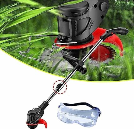 118VF 7500mah Portable Electric Grass Trimmer Handheld Lawn Mower Agricultural Household Cordless Weeder Garden Pruning Tool