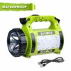 USB Rechargeable Portable Searchlight Torch Multi-Functional Camping Lantern, Waterproof LED Spotlight Searchlight
