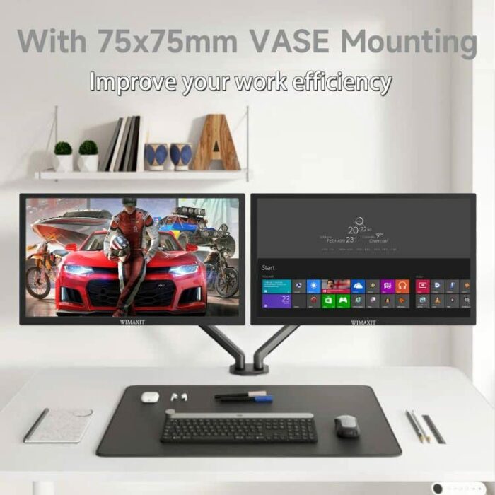WIMAXIT 14 inch Portable Monitor, USB-C (Type-C) Computer Display with Image Flip Function Mini HDMI Dual Speakers,Full HD 1920 x 1080, 16:9 HDR