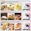AILESSOM 3-IN-1 Electric Stand Mixer, 660W 10-Speed With Pulse Button, Attachments include 6.5QT Bowl, Dough Hook, Beater, Whisk for Most Home Co